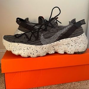 Black/Grey Nike Space Hippie 04, Size 13 Men’s, Worn Twice